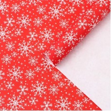 Бумага упаковочная крафтовая "Новогодняя милота", 50*70 см